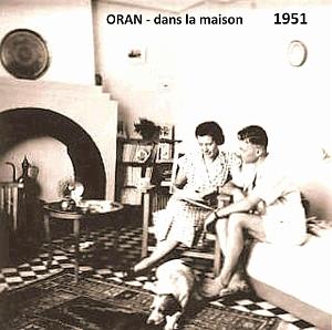 Oran - Dans la maison 02- 1951